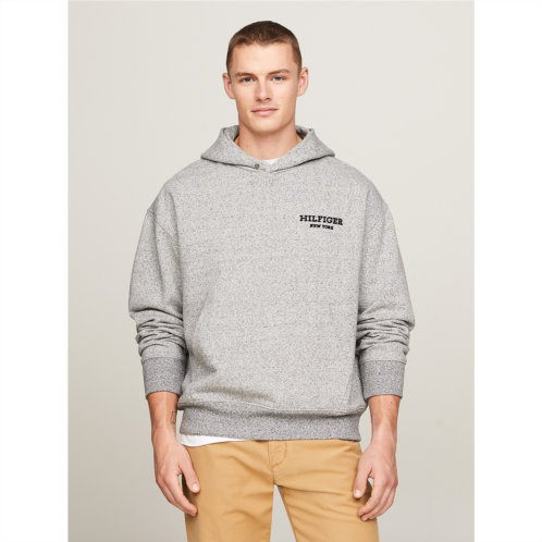 TOMMY HILFIGER Embroidered Monotype Mouline Hoodie
